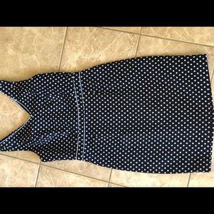 Limited Brand Polka Dot fitted work dress